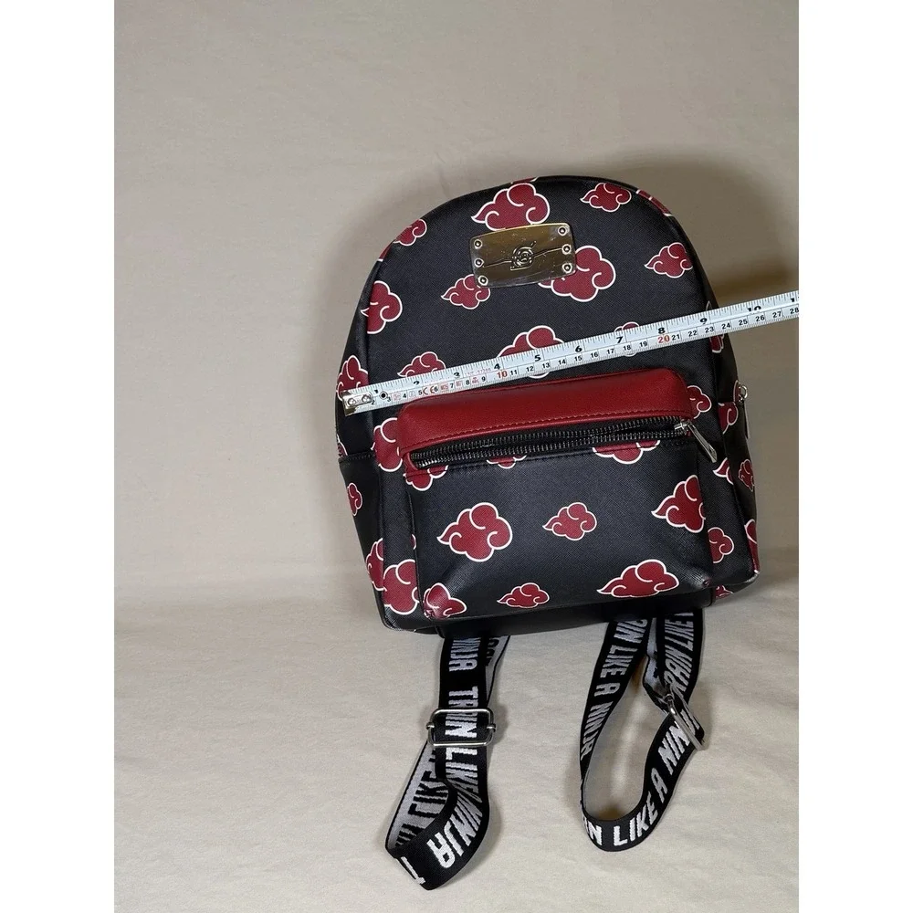 Bioworld Naruto Shippuden Collection Akatsuki Red Cloud Mini Backpack *Read*
